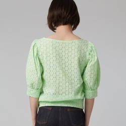 Pattern Ermine blouse - US/UK: 2/6, 16/20 - Intermediate