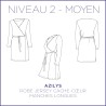Pattern Azilys -  Dress - S/XL - Intermediate