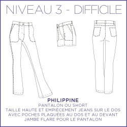 Pattern Philippine - Pants & shorts- 34/48 (US/UK: 2/6, 16/20) - Advanced