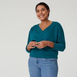 Sewing pattern ebene: a sweater easy to sew from S to 3XL