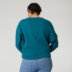 Sewing pattern ebene: a sweater easy to sew from S to 3XL