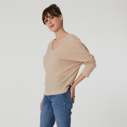 Sewing pattern ebene: a sweater easy to sew from S to 3XL