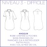 Pattern Anggun - Dress - 34/48 (US/UK: 2/6, 16/20) - Advanced