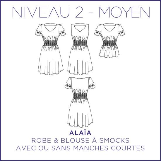 Pattern Alaïa - Dress & Blouse - US/UK: 2/6, 16/20