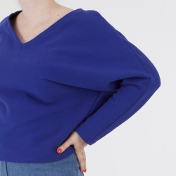 Sewing pattern ebene: a sweater easy to sew from S to 3XL