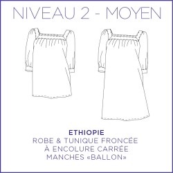 Patron Ethiopie - Robe & tunique - 34/48 - Moyen