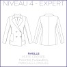 Pattern Naelle - Jacket - 34/46 (US/UK: 2/6, 14/18) - Expert