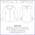 Pattern Emeline - Shirt - 48/46 (US/UK: 16/20 24/28) - Advanced