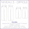 Pattern PS Paloma - Pants & cropped pants- 48/56 (US/UK:16/20 24/28) - Intermediate