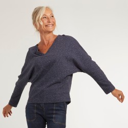 Sewing pattern ebene: a sweater easy to sew from S to 3XL