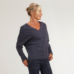 Sewing pattern ebene: a sweater easy to sew from S to 3XL