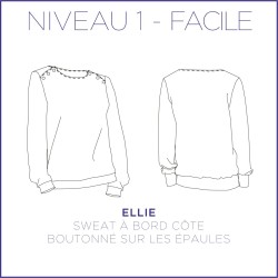 Pattern Ellie - T-Sweatshirt - S/XL - Beginner