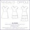 Patron Alisson - Robe - 34/48 - Difficile