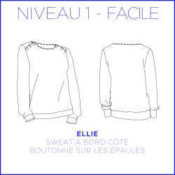 Pattern PS Ellie - Sweatshirt - XL/3XL - Beginner