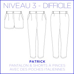Pattern Patrick - Pants & Shorts- 34/48 (US/UK: 2/6, 16/20) - Advanced