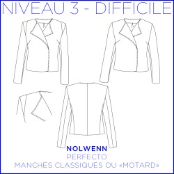 Patron Nolwenn - Perfecto - 34/48 - Difficile