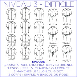 Epoque - Dress & Tunic - 34/48 (US/UK 2/6, 16/20) - Advanced