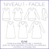 Pattern Elise - Tunic & Dress - 34/48 (US/UK: 2/6, 16/20) - Beginner