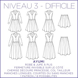 Pattern Ayumi- Dress &...