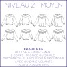 Patron Eliane & Cie - Blouse - 34/56 - Moyen