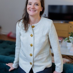 Patron de couture Nancy, la veste chic à l’esprit couture intemporel