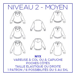 Patron Nyx - Vareuse - S/3XL - Moyen