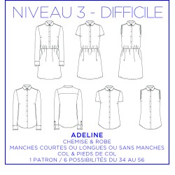 Patron Adeline - Chemise &...