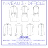 Patron Adeline - Chemise & Robe - 34/48 - Difficile