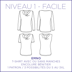 Pattern Emno - T-Shirt -...