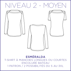 Pattern Esmeralda - T-Shirt - S/3XL - Intermediate