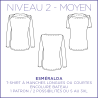 Pattern Esmeralda - T-Shirt - S/3XL - Intermediate