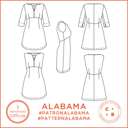 Pattern Alabama - Dress -...