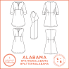 Pattern Alabama - Dress - FR 34/48, US 2/16, UK 6/20 - Advanced