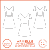 Pattern Armelle - Dress - FR 34/48, US 2/16, UK 6/20 - Advanced