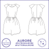 Pattern Aurore - Dress - FR 34/46, US 2/14, UK 6/18 - Intermediate