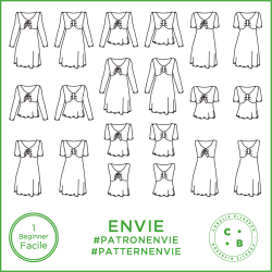 Pattern Envie - Dress & T-Shirt - S/3XL - Beginner - 1 pattern / 20 views