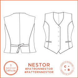 Patron de couture Nestor - 34/48 - Facile