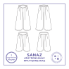 Pattern Sanaz - Culotte pants - FR 34/56, US 2/24, UK 6/28 - Intermediate
