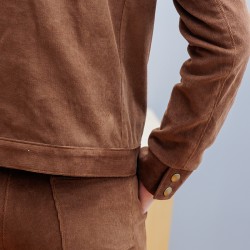 Sewing pattern Noxie, a fitted jacket with bold, modern lines