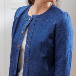 Patron de couture Noxie, le blouson près du corps au caractère affirmé