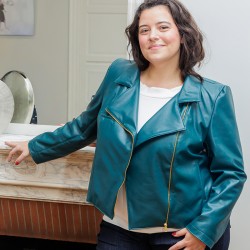Sewing pattern Napoli, the timeless feminine biker jacket